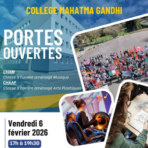 Affiche portes ouvertes 2026